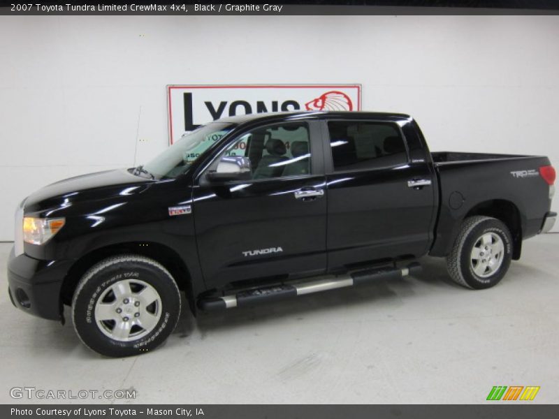 Black / Graphite Gray 2007 Toyota Tundra Limited CrewMax 4x4