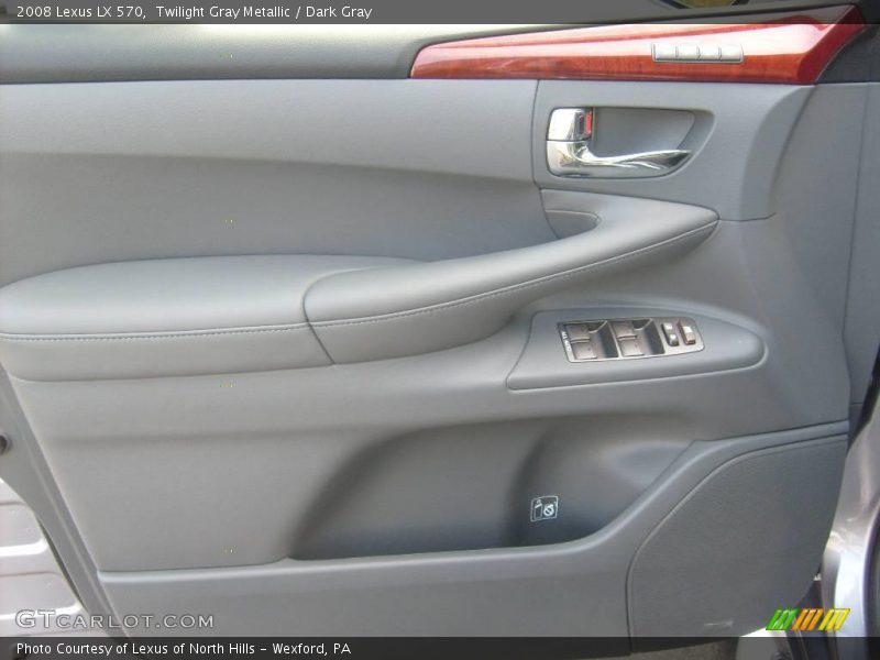 Twilight Gray Metallic / Dark Gray 2008 Lexus LX 570