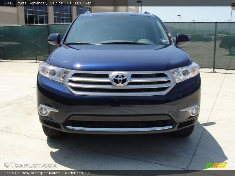Nautical Blue Pearl / Ash 2011 Toyota Highlander