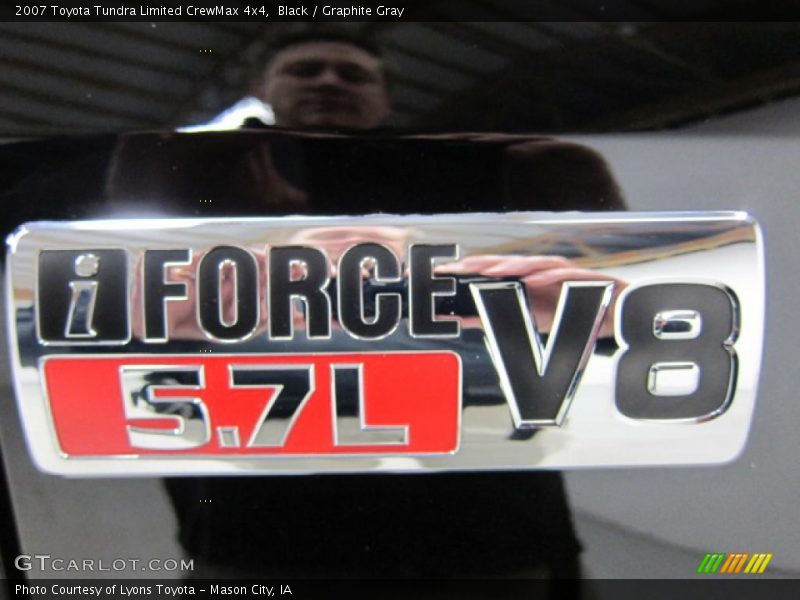 Black / Graphite Gray 2007 Toyota Tundra Limited CrewMax 4x4