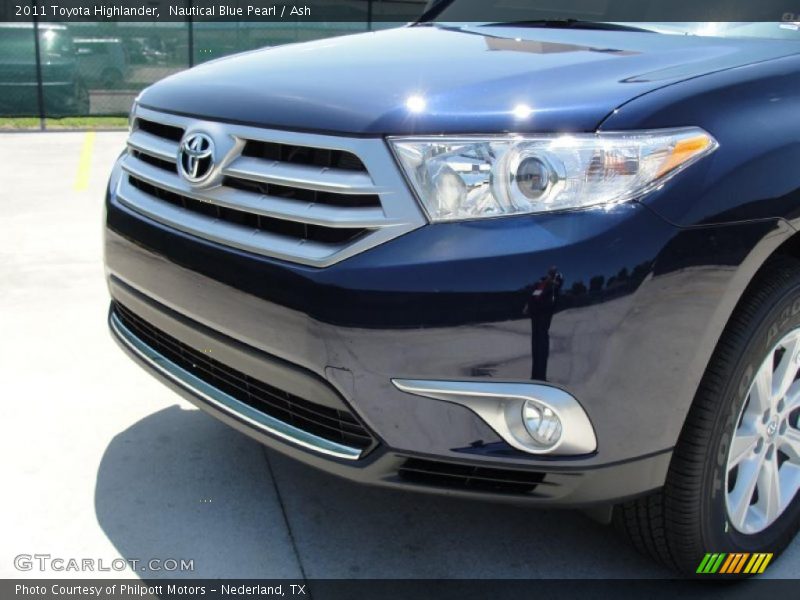 Nautical Blue Pearl / Ash 2011 Toyota Highlander