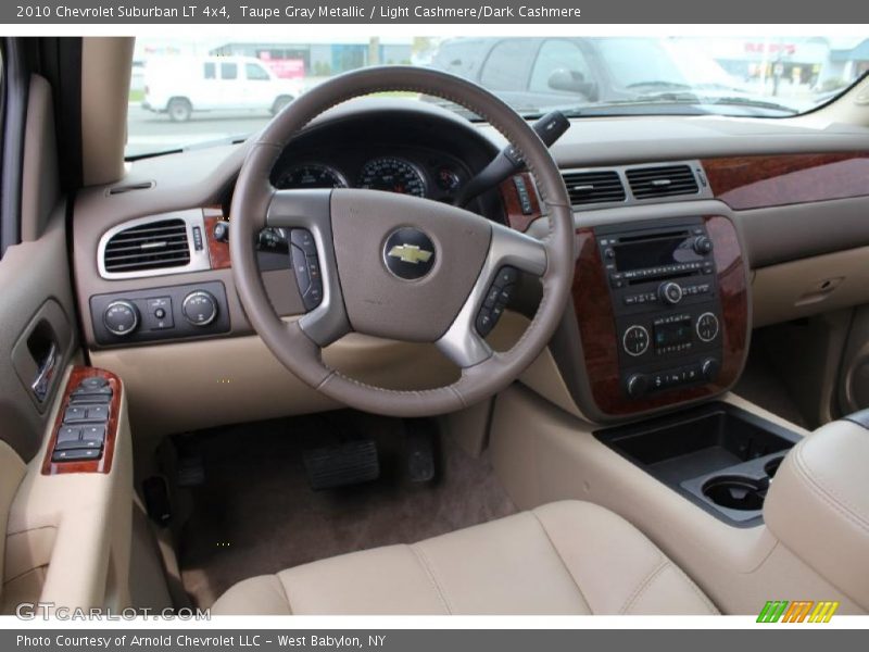 Taupe Gray Metallic / Light Cashmere/Dark Cashmere 2010 Chevrolet Suburban LT 4x4