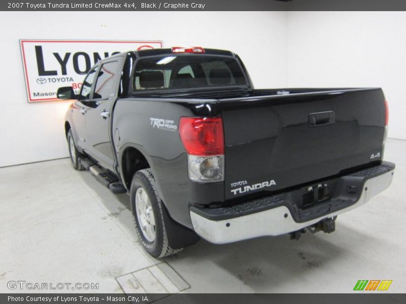 Black / Graphite Gray 2007 Toyota Tundra Limited CrewMax 4x4