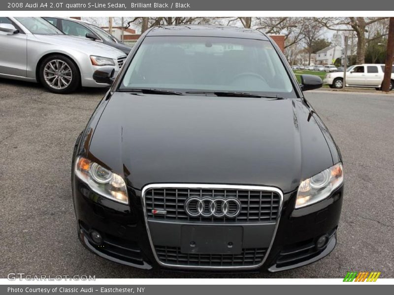 Brilliant Black / Black 2008 Audi A4 2.0T quattro S-Line Sedan