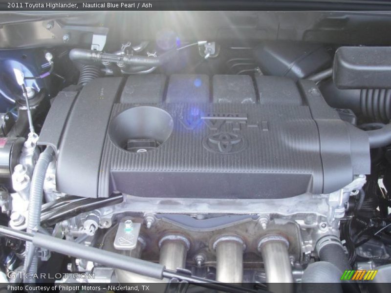 Nautical Blue Pearl / Ash 2011 Toyota Highlander
