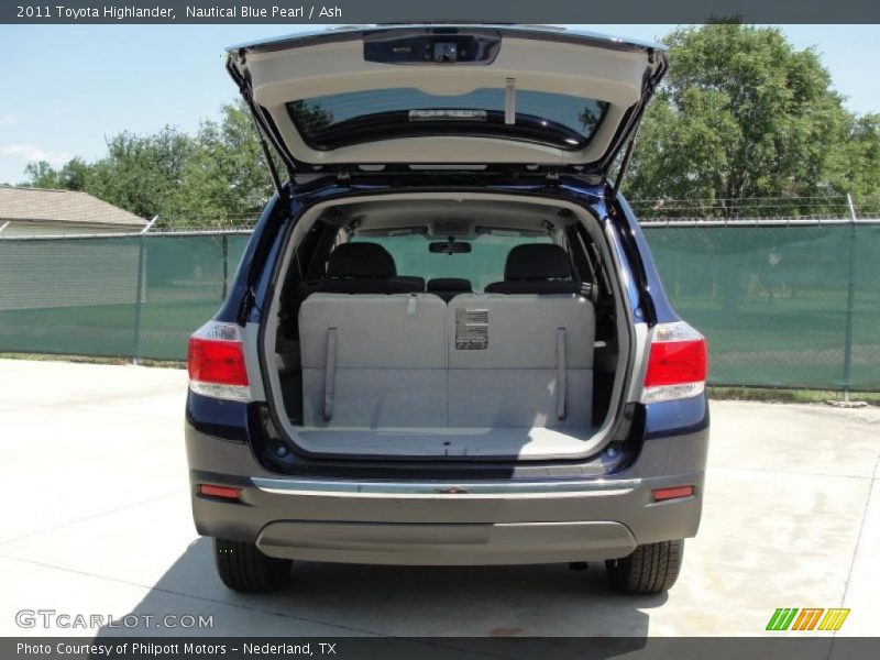 Nautical Blue Pearl / Ash 2011 Toyota Highlander