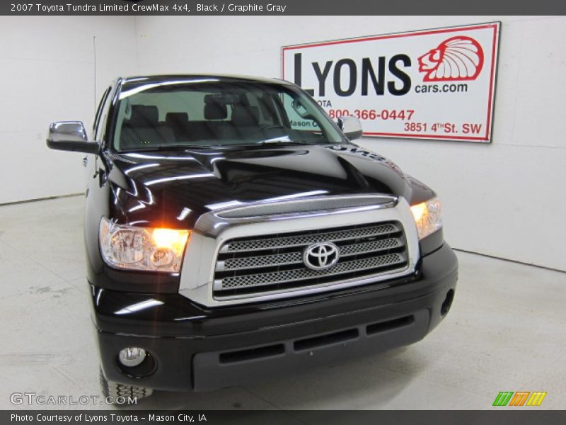 Black / Graphite Gray 2007 Toyota Tundra Limited CrewMax 4x4