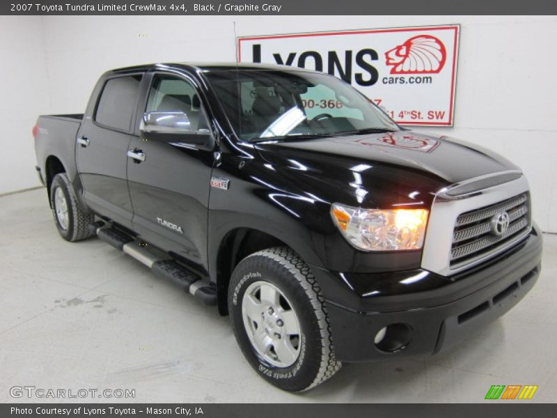 Black / Graphite Gray 2007 Toyota Tundra Limited CrewMax 4x4