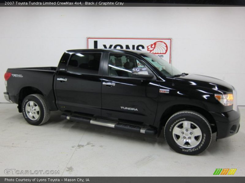 Black / Graphite Gray 2007 Toyota Tundra Limited CrewMax 4x4