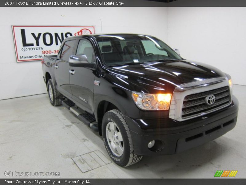 Black / Graphite Gray 2007 Toyota Tundra Limited CrewMax 4x4
