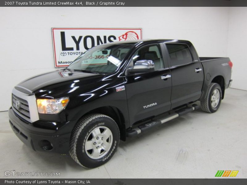 Black / Graphite Gray 2007 Toyota Tundra Limited CrewMax 4x4