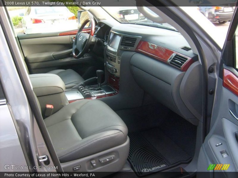 Twilight Gray Metallic / Dark Gray 2008 Lexus LX 570