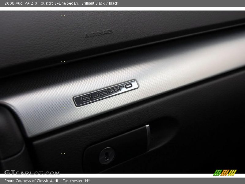 Brilliant Black / Black 2008 Audi A4 2.0T quattro S-Line Sedan