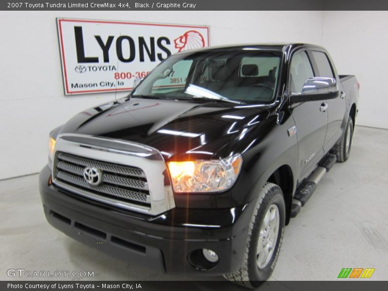 Black / Graphite Gray 2007 Toyota Tundra Limited CrewMax 4x4