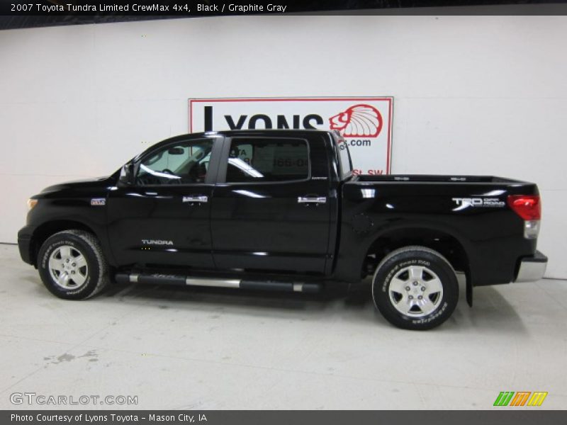 Black / Graphite Gray 2007 Toyota Tundra Limited CrewMax 4x4