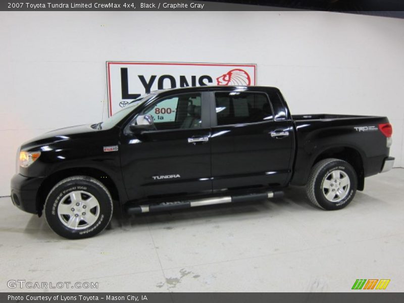 Black / Graphite Gray 2007 Toyota Tundra Limited CrewMax 4x4