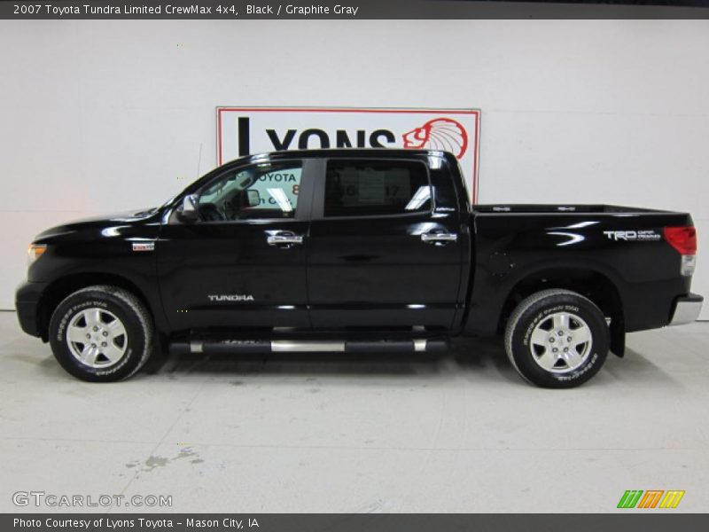 Black / Graphite Gray 2007 Toyota Tundra Limited CrewMax 4x4
