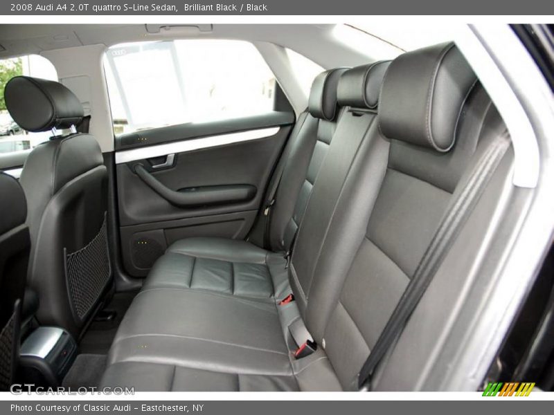 Brilliant Black / Black 2008 Audi A4 2.0T quattro S-Line Sedan