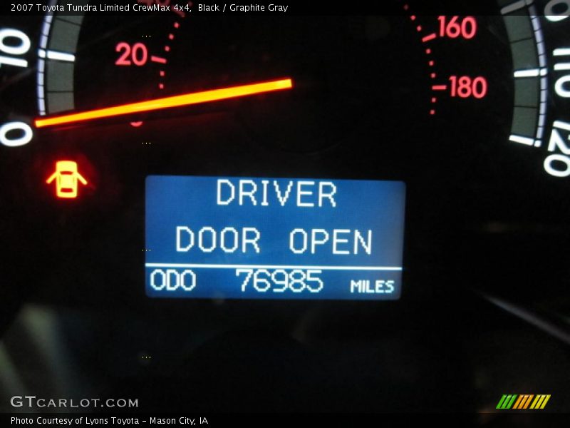 Black / Graphite Gray 2007 Toyota Tundra Limited CrewMax 4x4