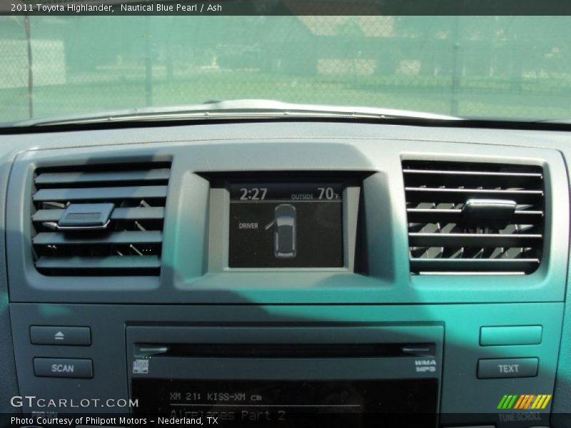 Nautical Blue Pearl / Ash 2011 Toyota Highlander