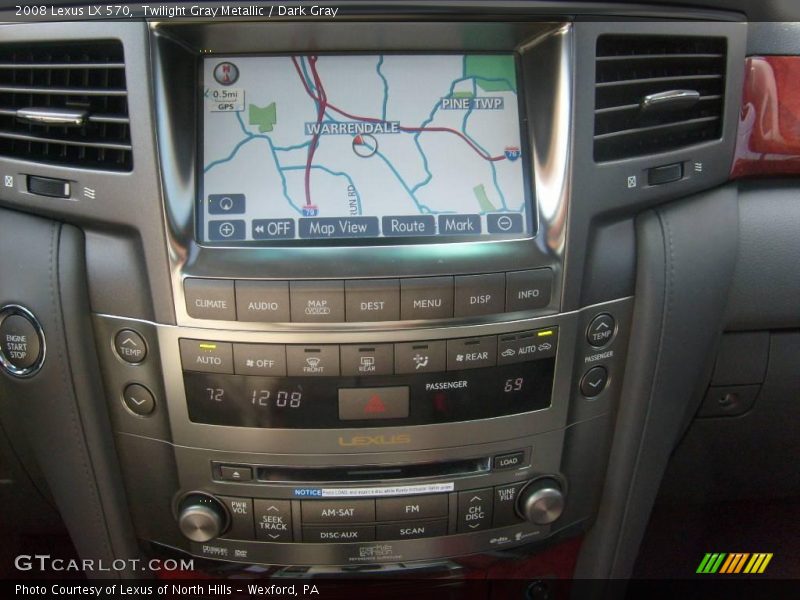 Twilight Gray Metallic / Dark Gray 2008 Lexus LX 570