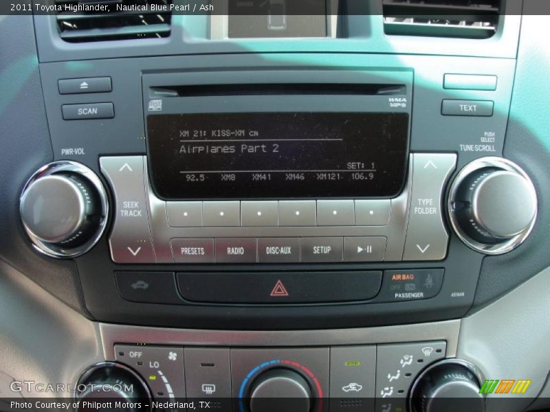 Nautical Blue Pearl / Ash 2011 Toyota Highlander