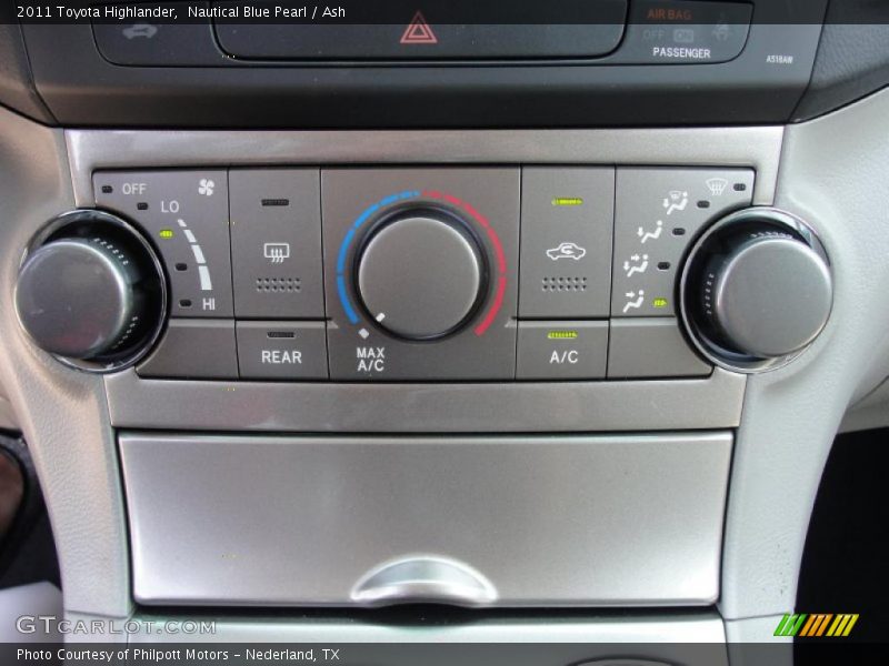 Controls of 2011 Highlander 
