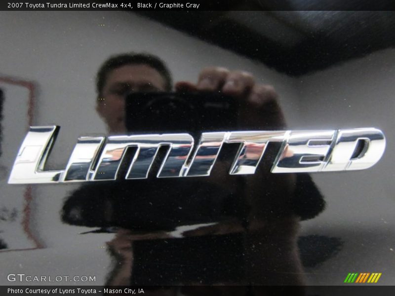 Black / Graphite Gray 2007 Toyota Tundra Limited CrewMax 4x4