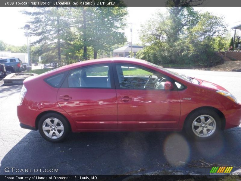 Barcelona Red Metallic / Dark Gray 2009 Toyota Prius Hybrid