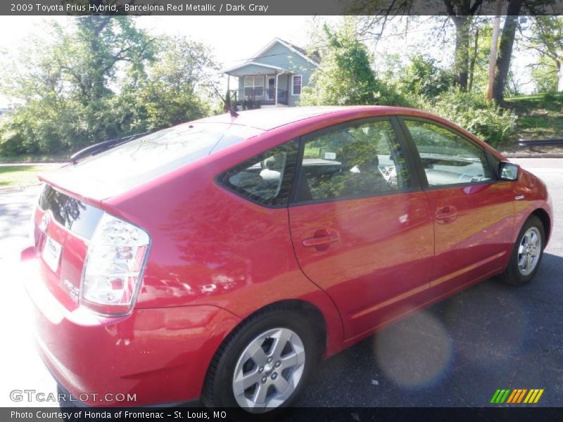 Barcelona Red Metallic / Dark Gray 2009 Toyota Prius Hybrid