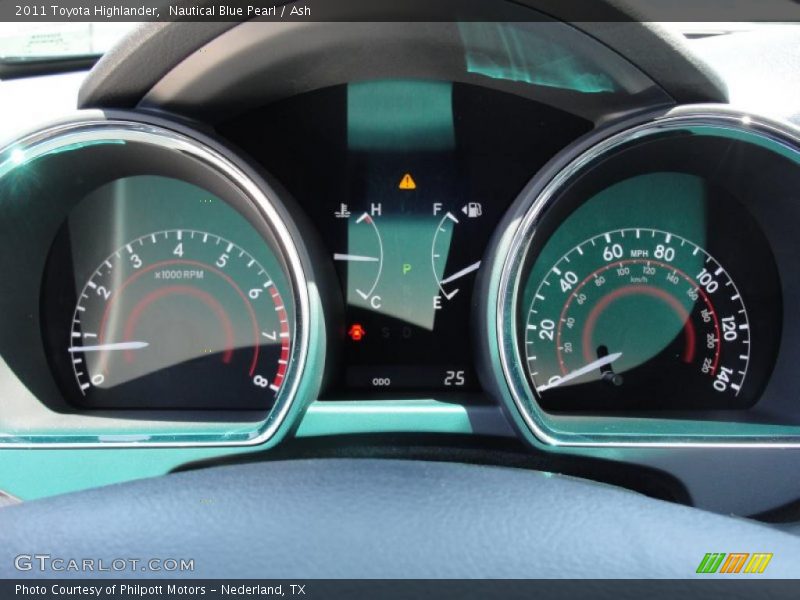 Nautical Blue Pearl / Ash 2011 Toyota Highlander