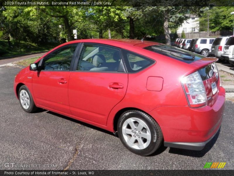 Barcelona Red Metallic / Dark Gray 2009 Toyota Prius Hybrid