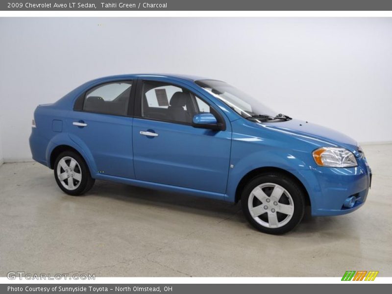 Tahiti Green / Charcoal 2009 Chevrolet Aveo LT Sedan