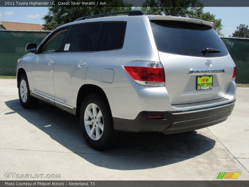 Classic Silver Metallic / Ash 2011 Toyota Highlander SE