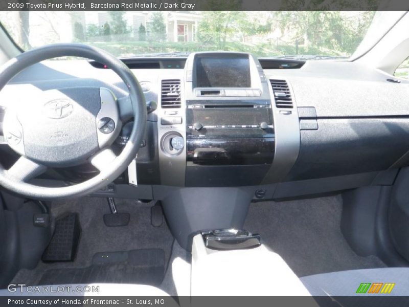 Barcelona Red Metallic / Dark Gray 2009 Toyota Prius Hybrid