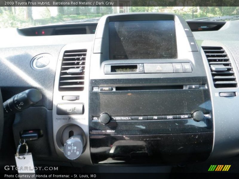 Barcelona Red Metallic / Dark Gray 2009 Toyota Prius Hybrid