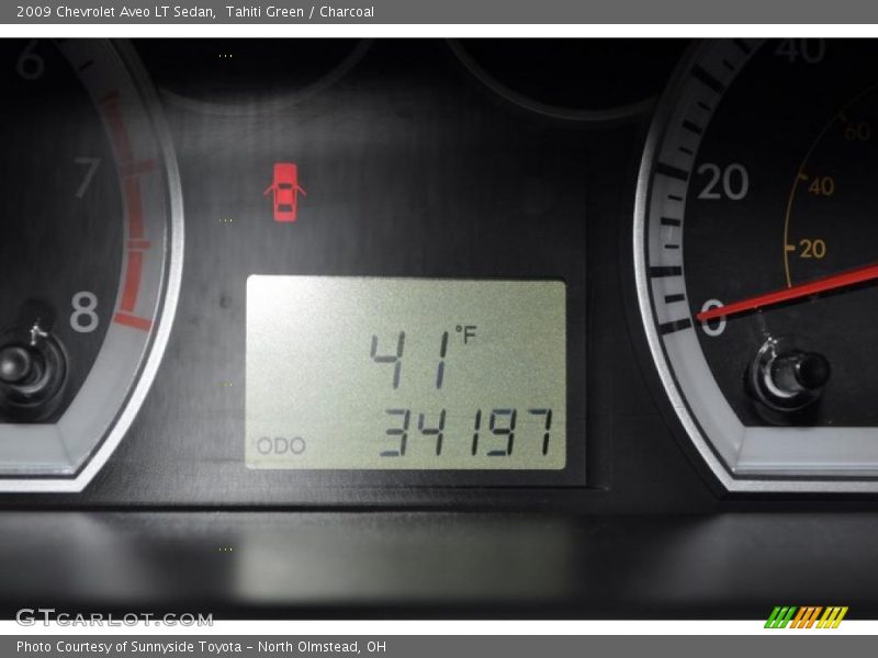 Tahiti Green / Charcoal 2009 Chevrolet Aveo LT Sedan
