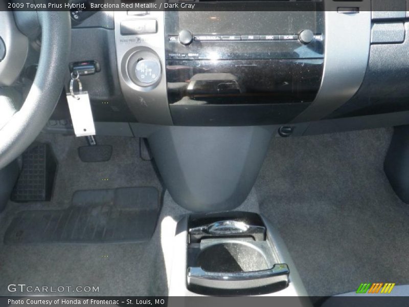 Barcelona Red Metallic / Dark Gray 2009 Toyota Prius Hybrid