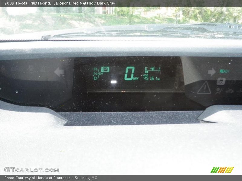 Barcelona Red Metallic / Dark Gray 2009 Toyota Prius Hybrid