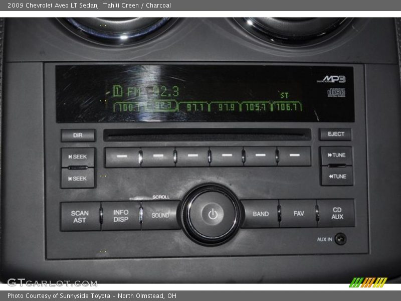 Tahiti Green / Charcoal 2009 Chevrolet Aveo LT Sedan