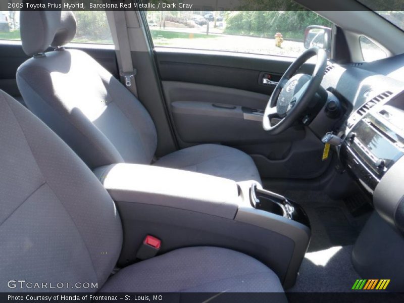 Barcelona Red Metallic / Dark Gray 2009 Toyota Prius Hybrid
