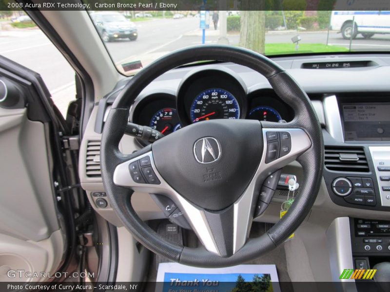 Carbon Bronze Pearl / Ebony 2008 Acura RDX Technology