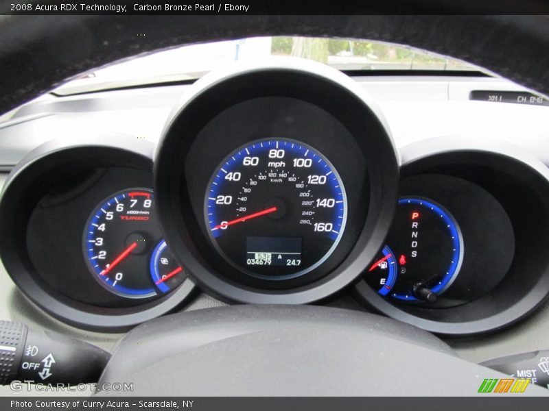 Carbon Bronze Pearl / Ebony 2008 Acura RDX Technology