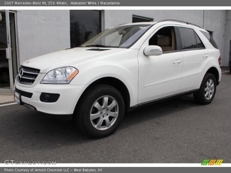Alabaster White / Macadamia 2007 Mercedes-Benz ML 350 4Matic