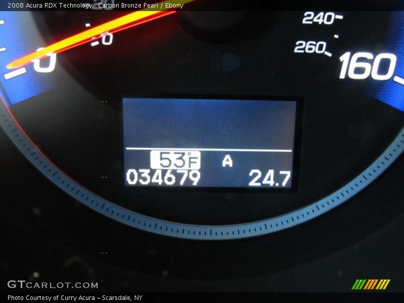 Carbon Bronze Pearl / Ebony 2008 Acura RDX Technology