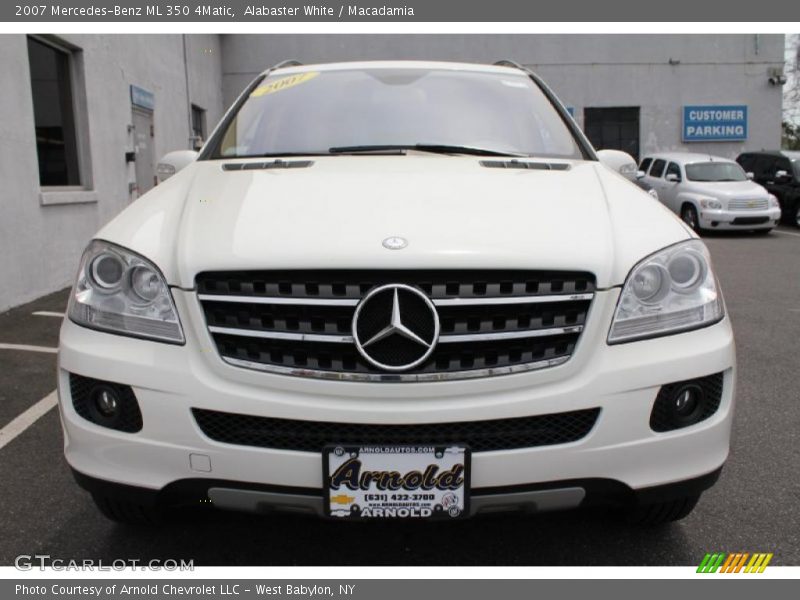 Alabaster White / Macadamia 2007 Mercedes-Benz ML 350 4Matic