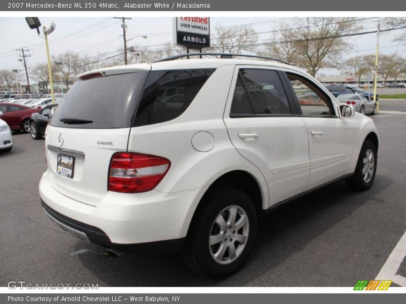 Alabaster White / Macadamia 2007 Mercedes-Benz ML 350 4Matic