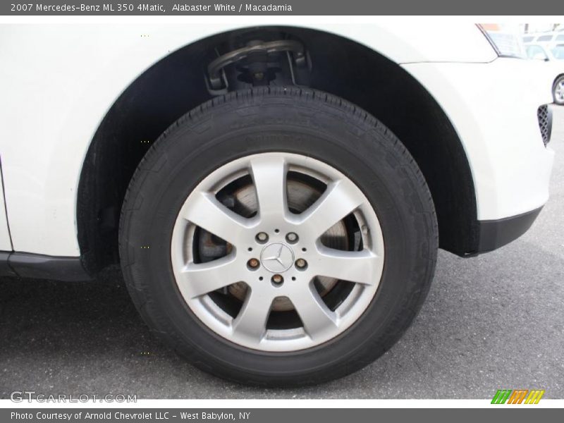 Alabaster White / Macadamia 2007 Mercedes-Benz ML 350 4Matic