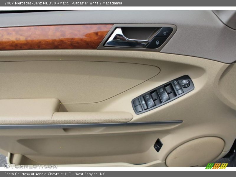 Alabaster White / Macadamia 2007 Mercedes-Benz ML 350 4Matic