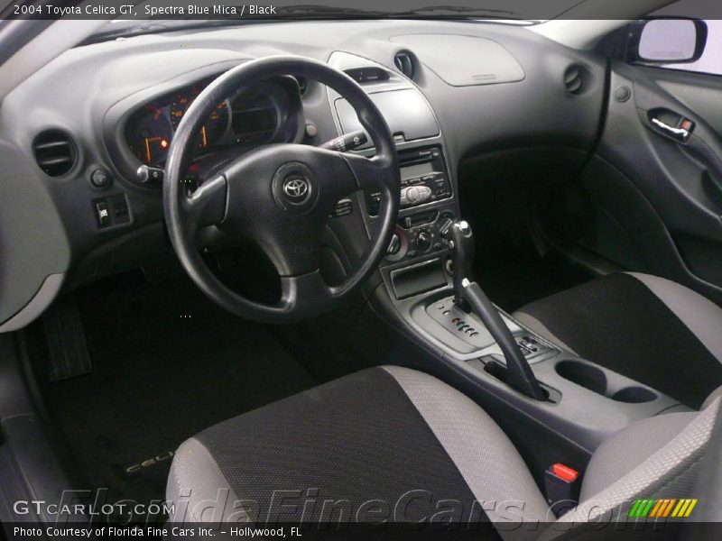 Spectra Blue Mica / Black 2004 Toyota Celica GT